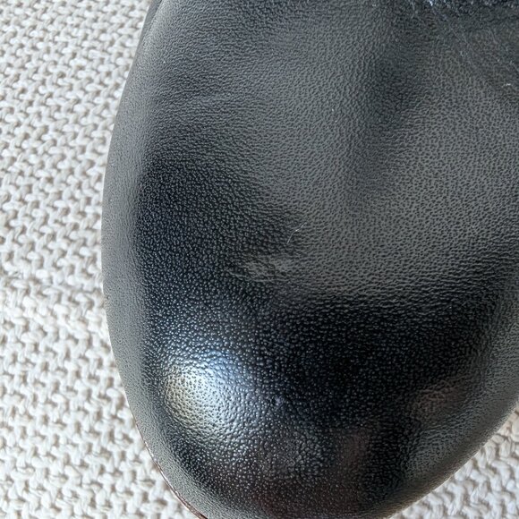 Sam Edelman LULU Black Leather and Suede Heeled Bootie, Size 7M - Picture 9 of 9